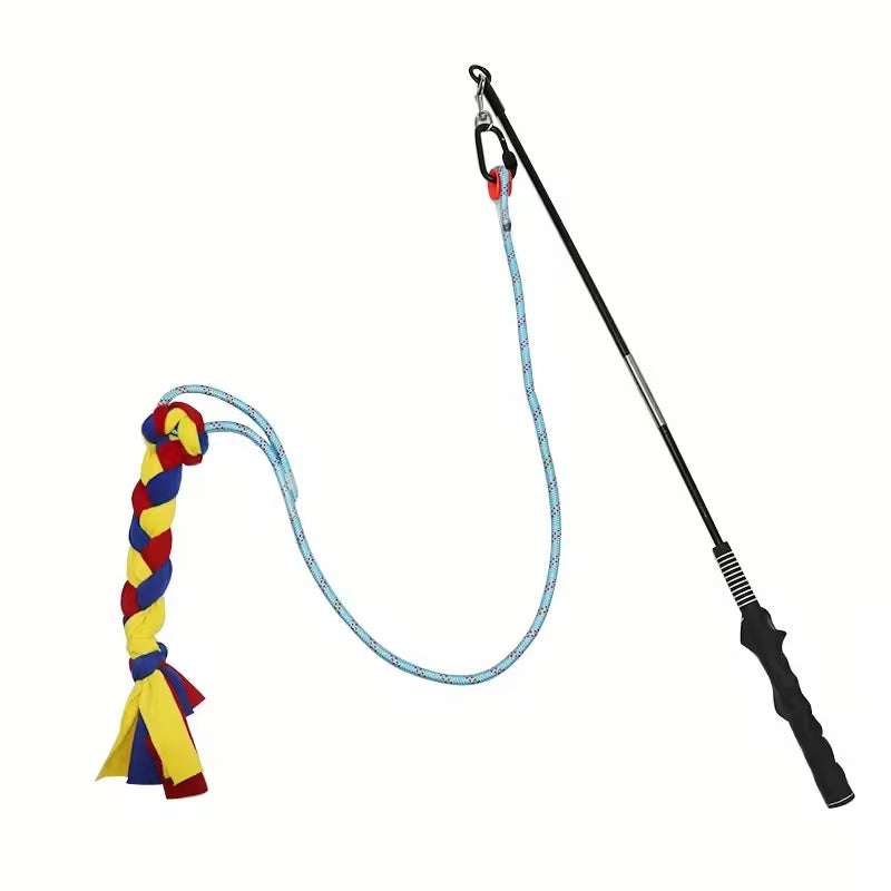 Interactive Dog Teaser Wand with Rope