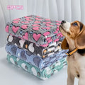 8-Pack Soft Pet Blankets – Cozy Dog & Cat Blankets with Heart Pattern