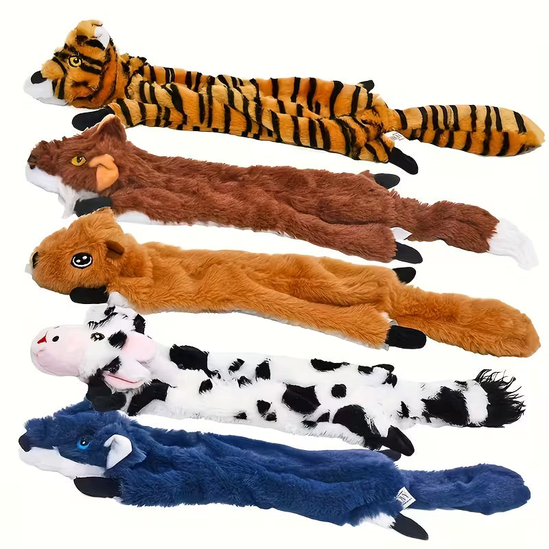10 Pack Squeaky Plush Dog Toys for Puppies & All Breeds