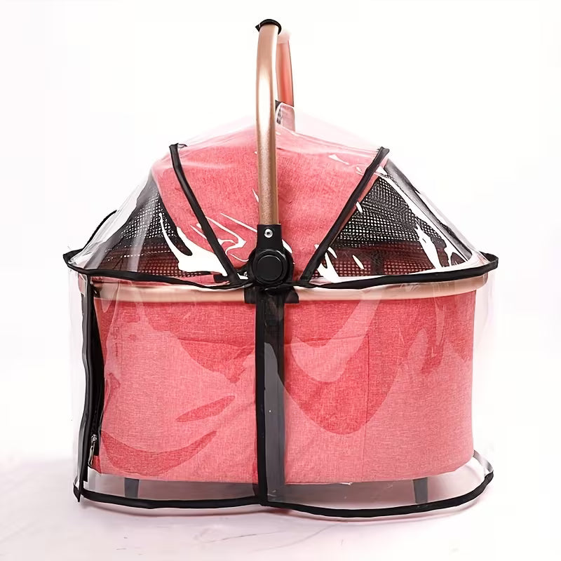 Transparent Pet Stroller Rain Cover