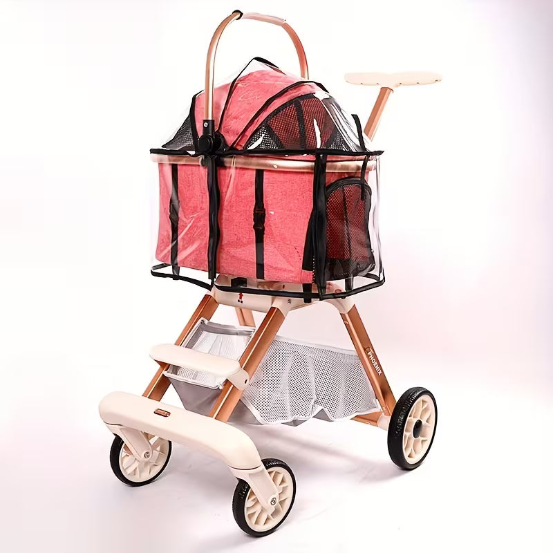 Transparent Pet Stroller Rain Cover