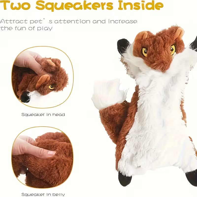 8 Pack Squeaky Plush Dog Toys for Puppies & All Breeds