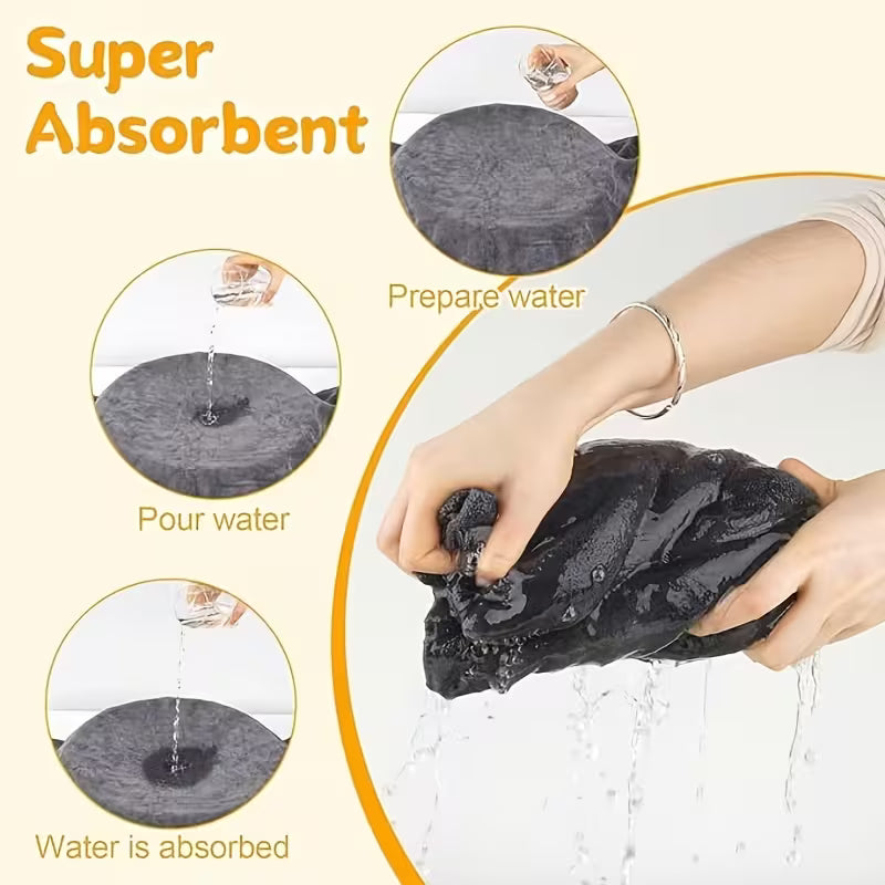 6-Pack Super Absorbent Microfiber Pet Towels – Quick-Dry Dog & Cat Bath Towels