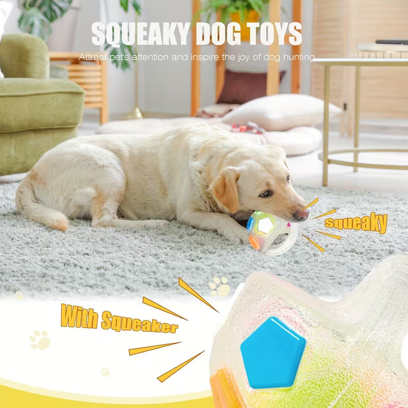Calming Squeaky Floating Dog Ball – Fetch & Play