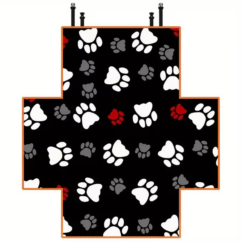 Oxford Cloth Pet Car Trunk Mat – Full-Coverage Dog Seat Protector