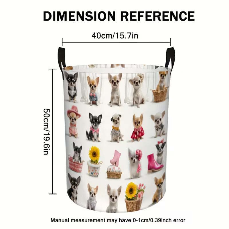 Cute Chihuahua Storage Basket