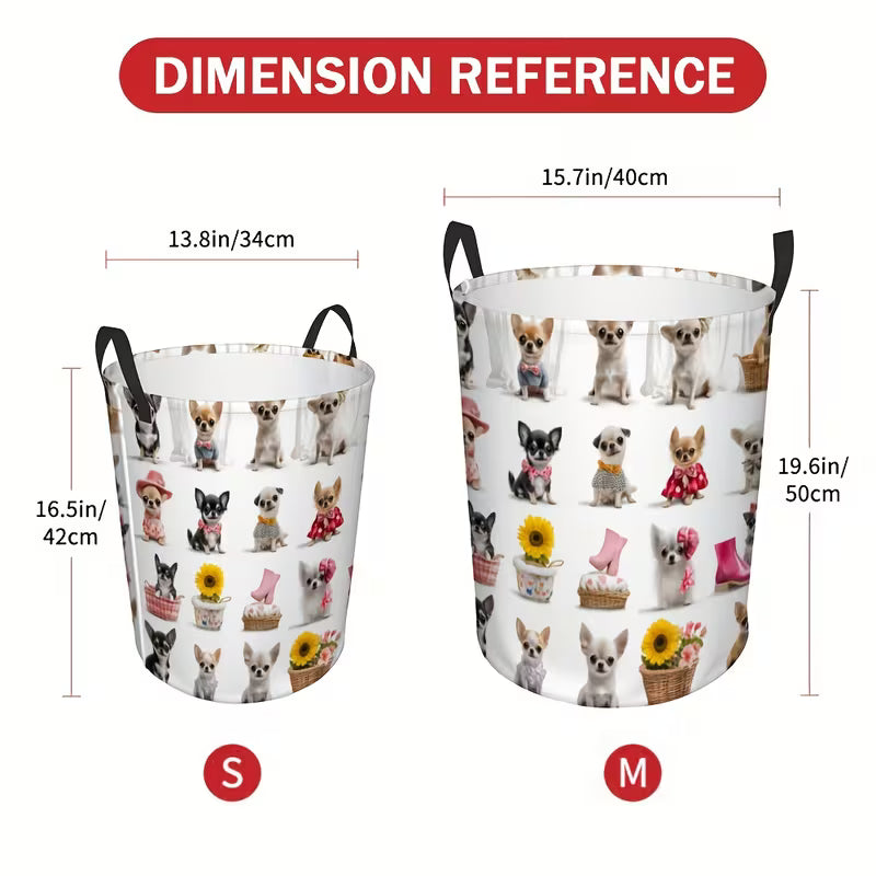 Cute Chihuahua Storage Basket