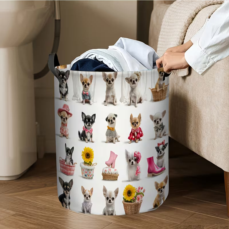Cute Chihuahua Storage Basket