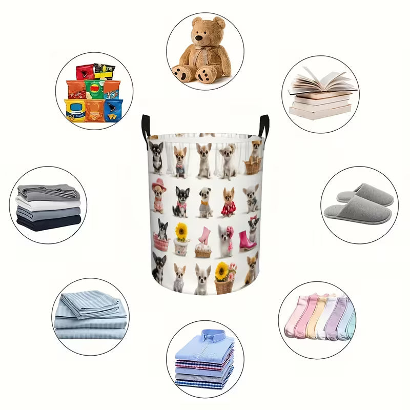 Cute Chihuahua Storage Basket