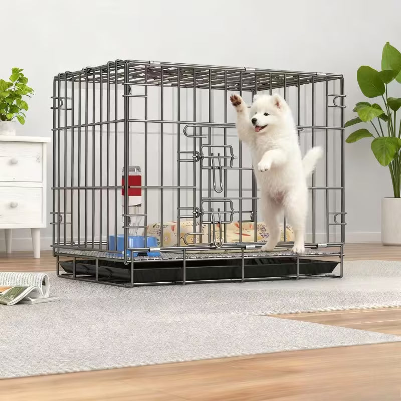 Pet Cage Fence Home Folding Dog Kennel Car Cage Cat Cage Is More Suitable for Medium