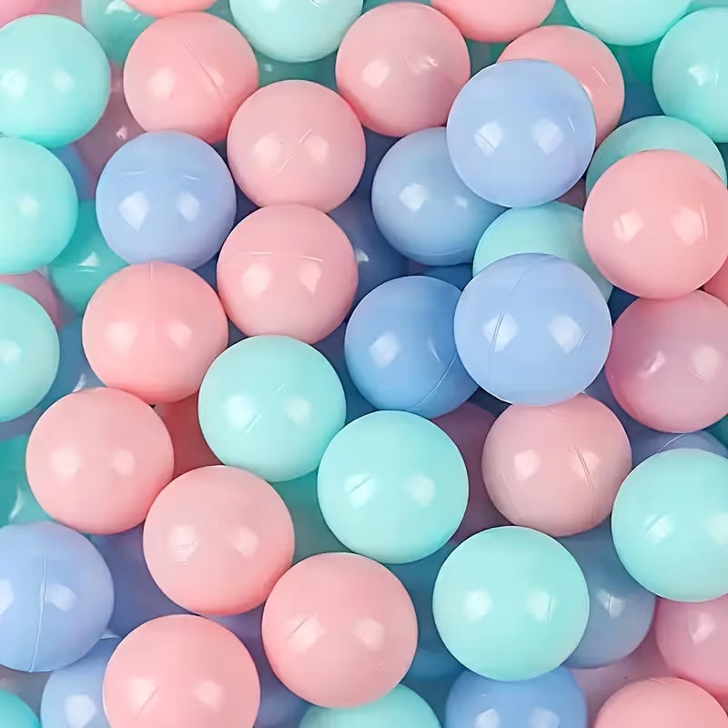 220pcs Macaron Ocean Balls Suitable for Children/Pet Play Plastic Spheres