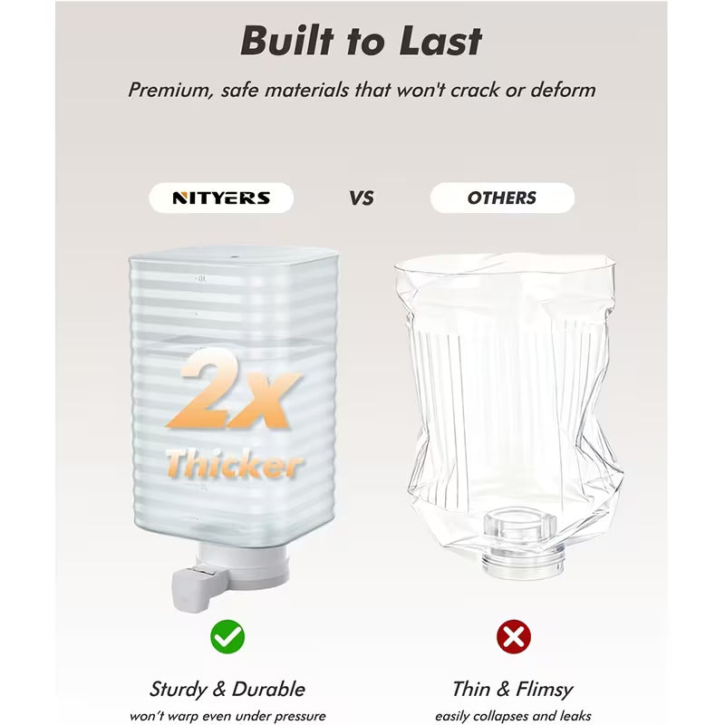Dog Water Bowl Dispenser with Patented Faucet