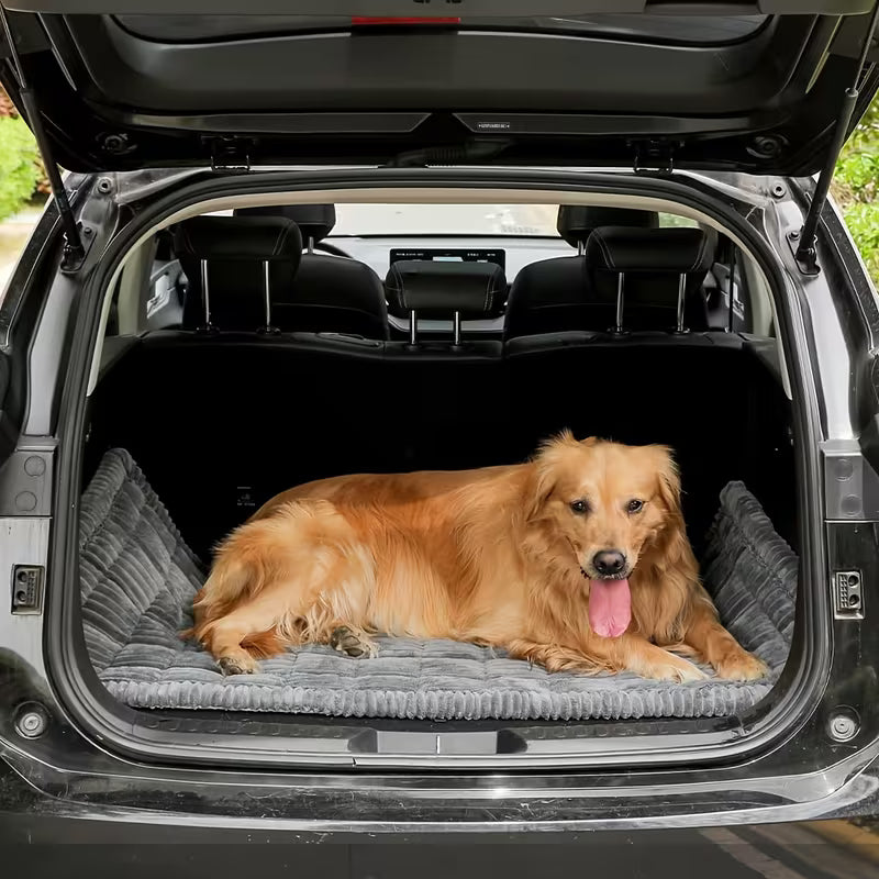 Dog Car Bed Mat – Non-Slip Backseat Extender Travel Pad