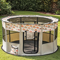 Round Foldable Pet Carrier Tent – Portable Cat & Dog House