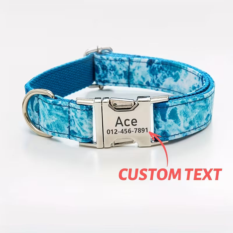 Customizable Heavy-Duty Dog Collar for Large Dogs
