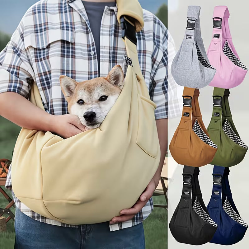 Portable Pet Harness Backpack & Shoulder Bag