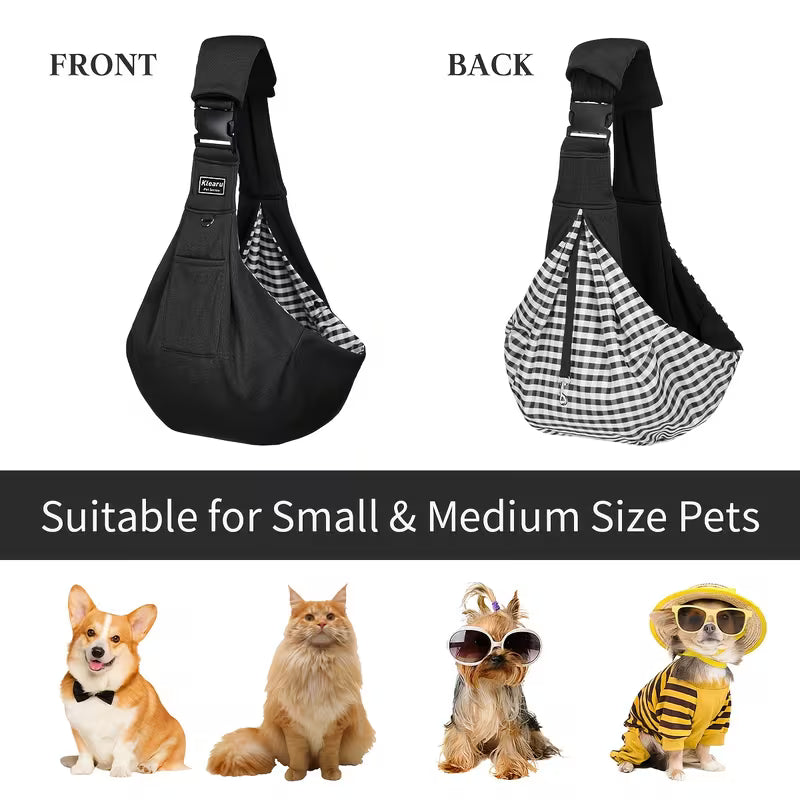 Portable Pet Harness Backpack & Shoulder Bag