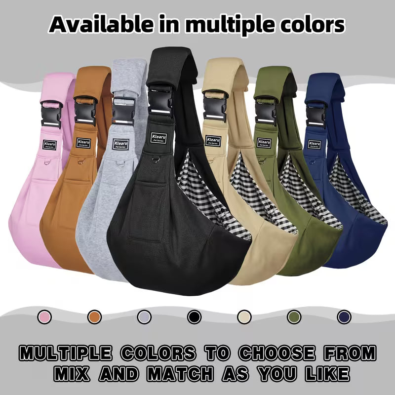Portable Pet Harness Backpack & Shoulder Bag