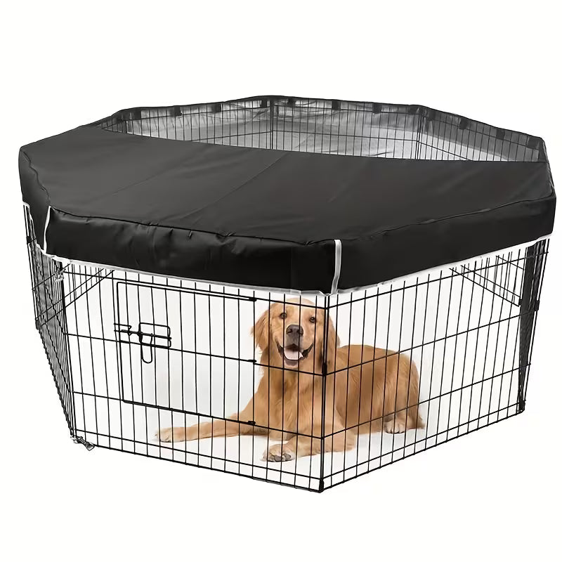 Breathable Dog Kennel Cover – Indoor & Outdoor Pet Cage Cover