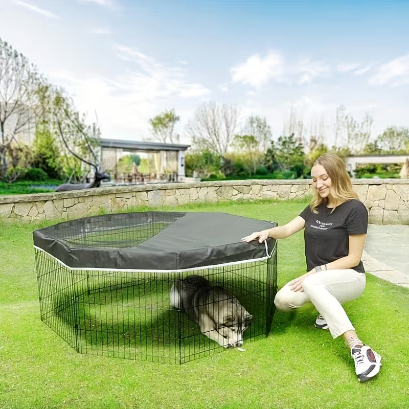 Breathable Dog Kennel Cover – Indoor & Outdoor Pet Cage Cover