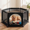 Spacious Fabric Dog Playpen with Door