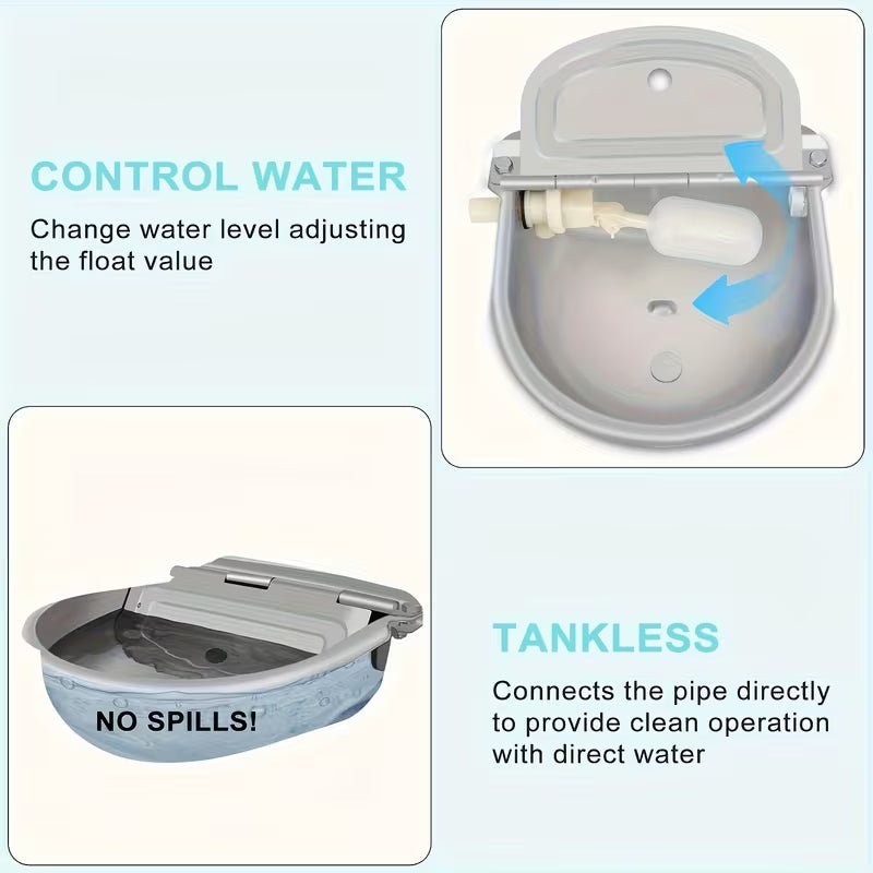 Dogs, Cows, Goats, Pigs - Durable Animal Water