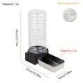 Dog Drinking Machine Large Capacity Filtered Clean Water Feeder Stainless Steel Detachable