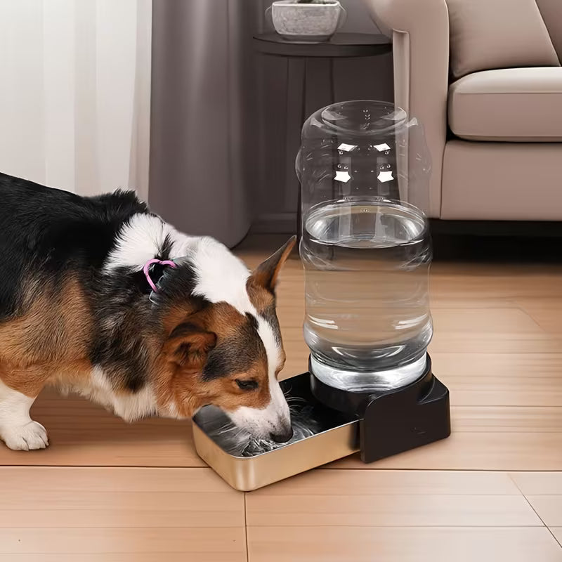 Dog Drinking Machine Large Capacity Filtered Clean Water Feeder Stainless Steel Detachable