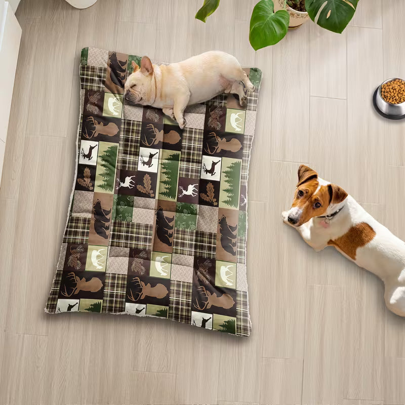 Warm Winter Dog Bed – Soft Cozy Pet Mat