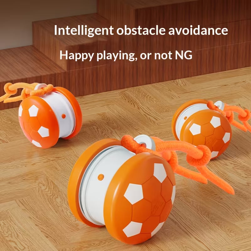 Interactive Cat Toy – USB Rechargeable Rolling Ball & Teaser Toy