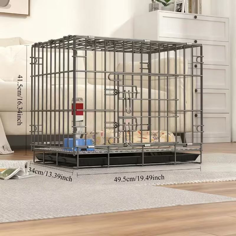 Pet Cage Fence Home Folding Dog Kennel Car Cage Cat Cage Is More Suitable for Medium