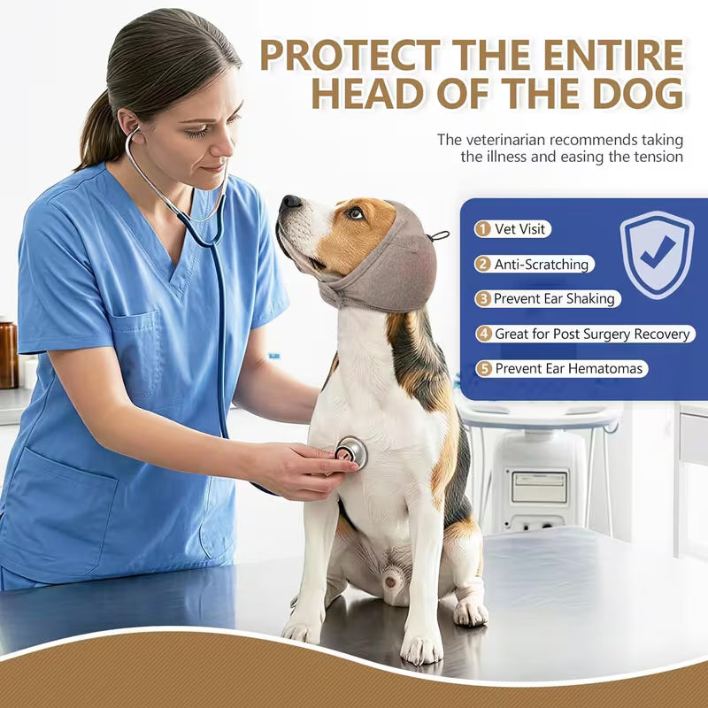 2PCS Dog Calming Hoodie – Noise Reduction & Anxiety Relief