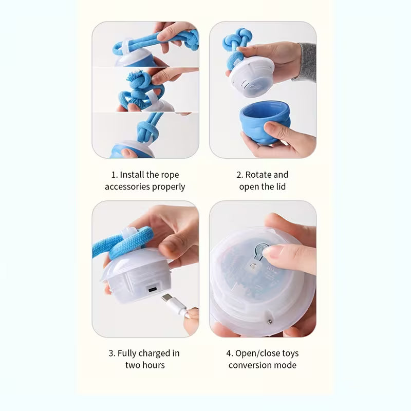 Automatic Rolling Dog Ball – USB Rechargeable