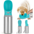 14oz Stainless Steel Dog Water Bottle – Leak-Proof Travel Dispenser