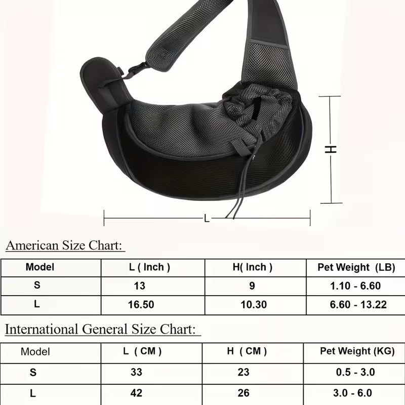 Pet Dog Sling Carrier Puppy Pet Slings Bag for Small Dogs