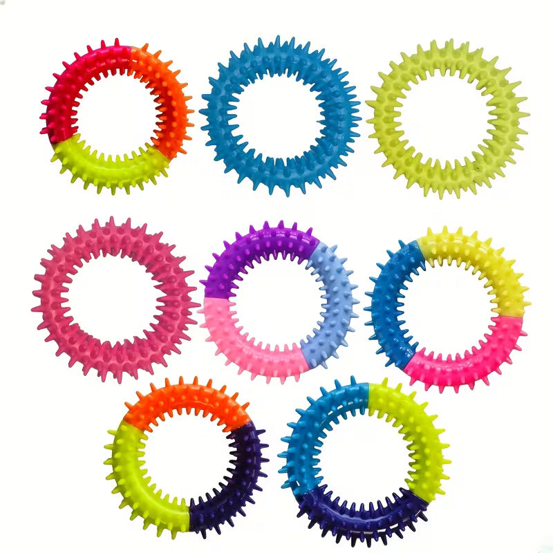 8 Pack Dental Chew Rings for Dogs & Cats