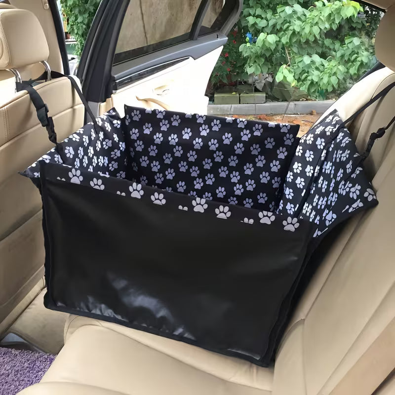 1 Car Pet Mat, Oxford Fabric Rear Seat Single-Seat Pet Cushion for Travel and Driving