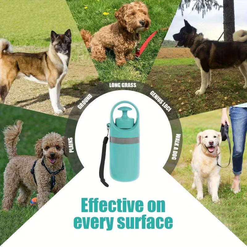 6PCS Dog Poop Scooper Set – Waste Bag Dispenser & 75 Poop Bags