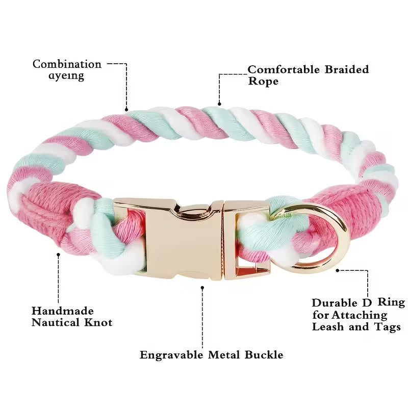 Dog Collars Use Customized Engraved Pet Names And Numbers