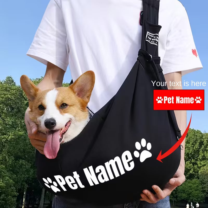 Custom Reversible Small Pet Sling Carrier