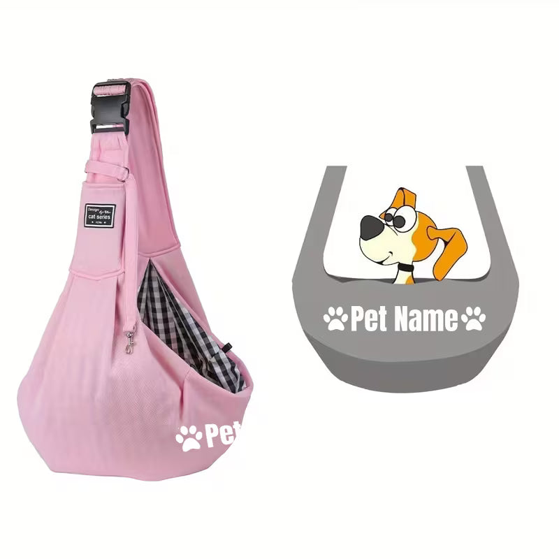 Custom Reversible Small Pet Sling Carrier