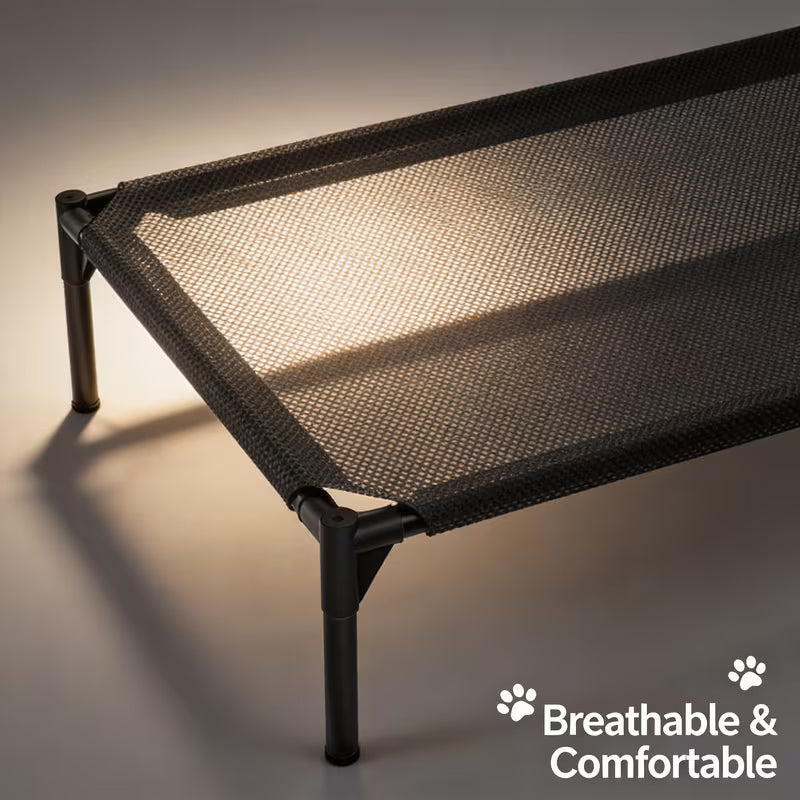 Breathable Elevated Pet Bed for Dogs & Cats