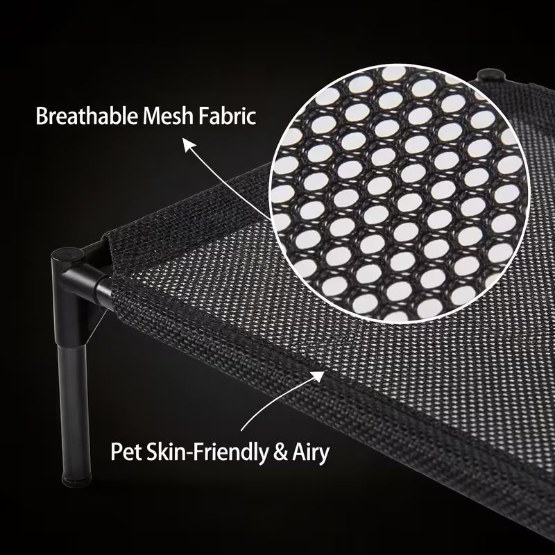 Breathable Elevated Pet Bed for Dogs & Cats