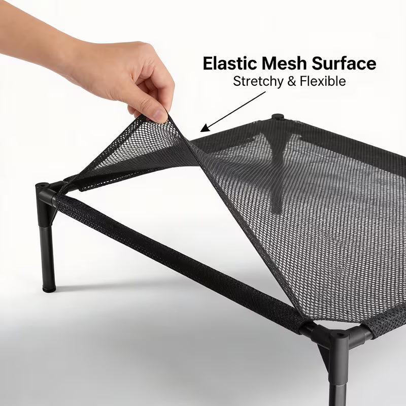 Breathable Elevated Pet Bed for Dogs & Cats