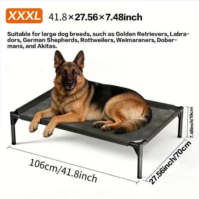 Oversized Cooling Elevated Dog Bed
