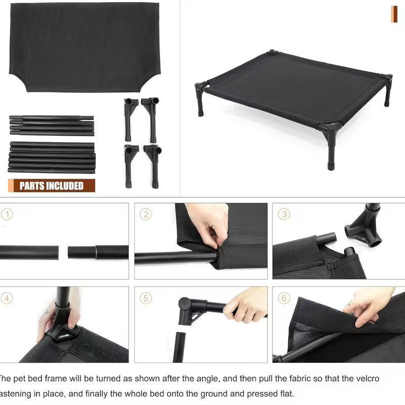 Oversized Cooling Elevated Dog Bed