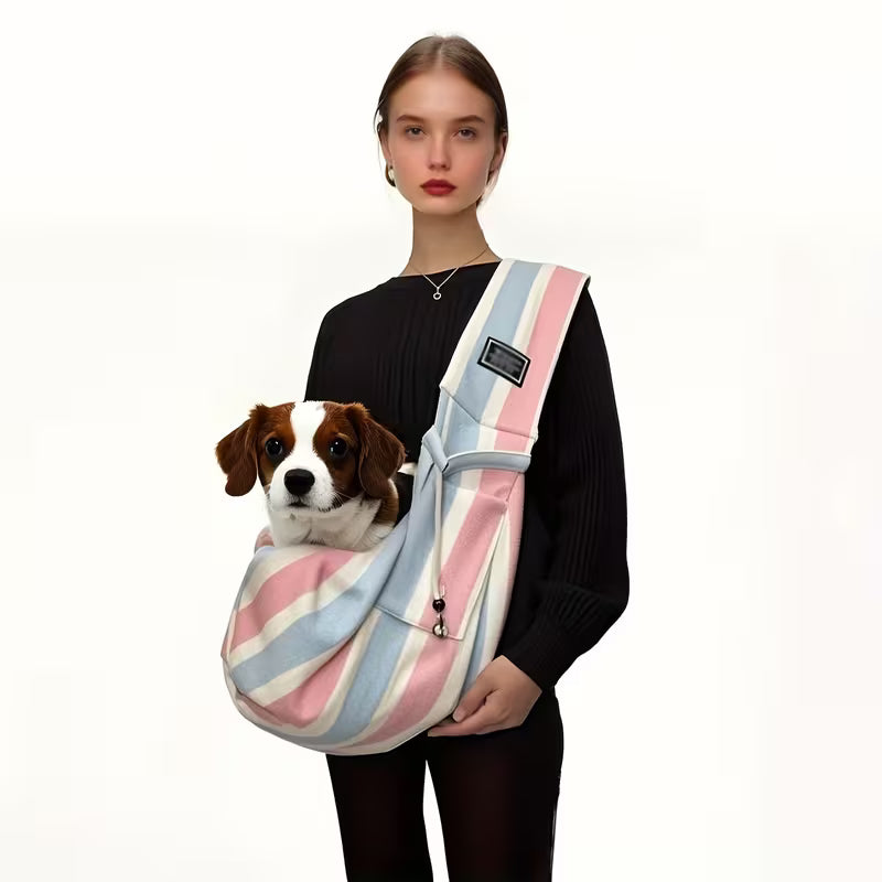 Pet Travel Bag, Suitable for Small and Medium Pets Under 16.5 Pounds with Phone Pocket and Hook,