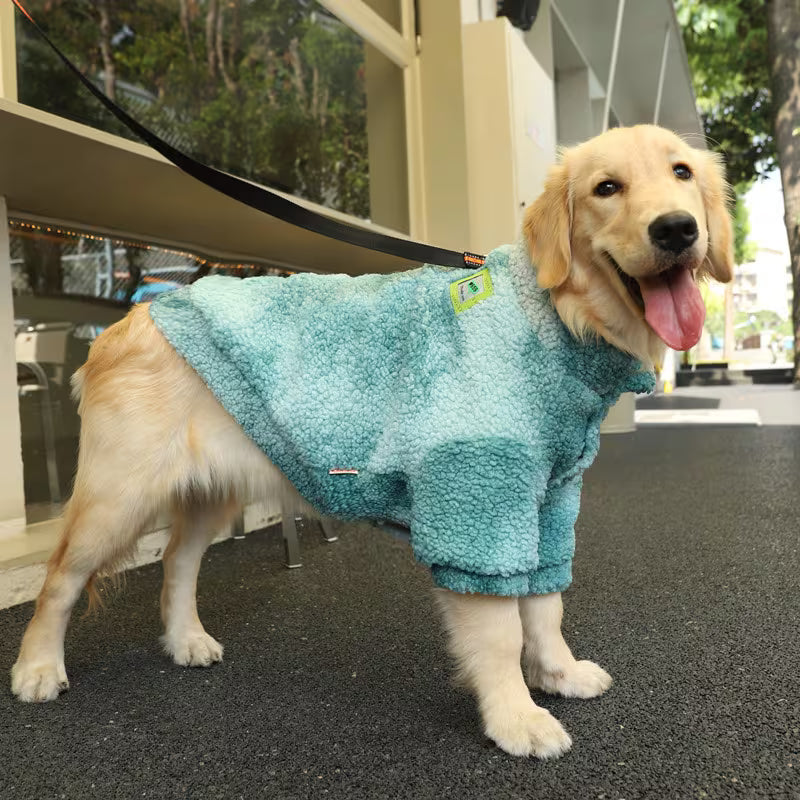 Large Breed Winter Dog Clothes – Warm Autumn & Winter Outfit for Labrador, Samoyed & Golden Retriever