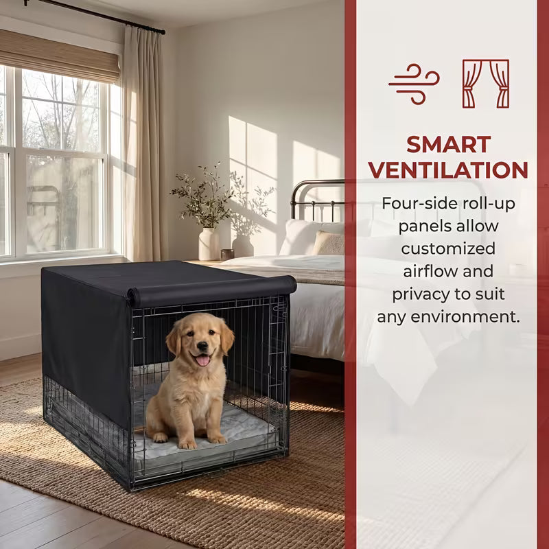 3-Piece Dog Crate Cover & Toy Set
