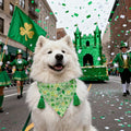 15pcs Set of 7 Holiday Style Dog Scarves & Headbands – Valentine’s Day, St. Patrick’s Day, Easter, Halloween, Thanksgiving & Christmas Pet Accessories